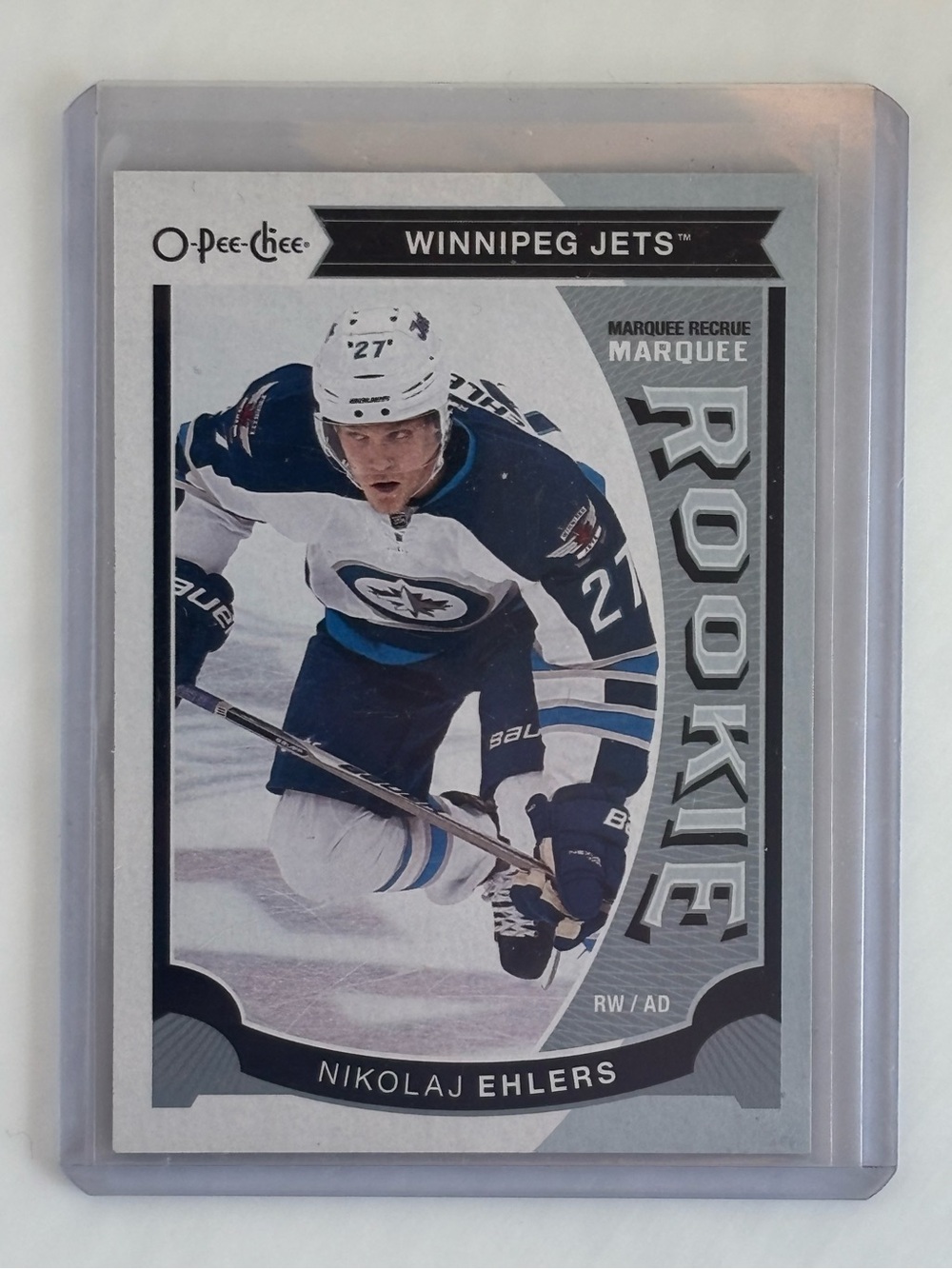Nikolaj Ehlers 2015-16 O-Pee-Chee Marquee Rookie #U12 Winnipeg Jets RC